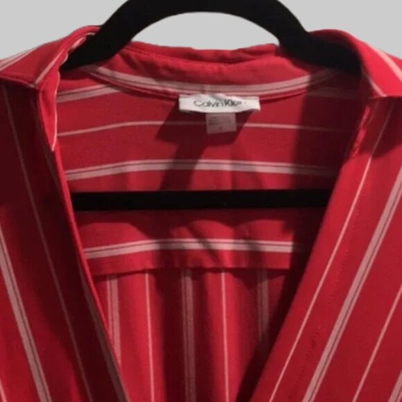 NWT Calvin Klein Wrap Collared Dress - Picture 7 of 10